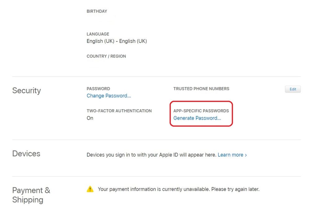 How To Get Apple Specific Password How To Generate App Specific